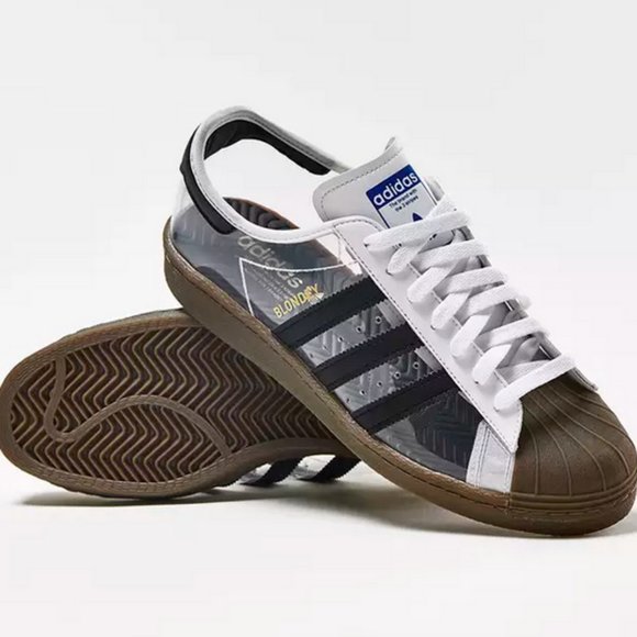 adidas NIB Special Addition Box Blondey Superstar McCoy With Socks Size 10 - Picture 2 of 10